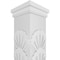 Ekena Millwork Craftsman Classic Square Non-Tapered Bondi Fretwork Column w/ Prairie Capital & Prairie Base CC0809ENBNDPRPR - alternate 2